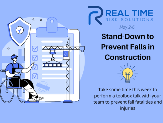 , This week is National Stand-Down to Prevent Falls in Construction week.