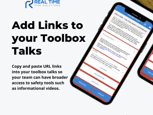 , Add URL Links to your Toolbox Talks