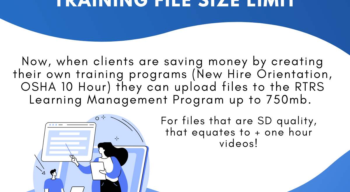 , Increased File Size Limit for LMS Videos